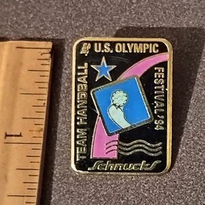 U.S. Olympic Team Handball Festival 1994 '94 Schnucks Vintage Lapel Pin
